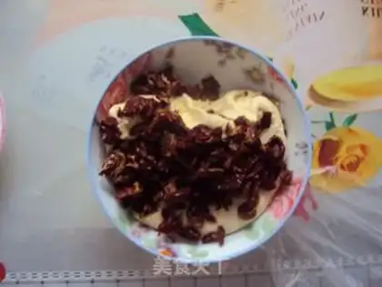 Make Millet and red dates cake step 3