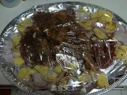 Make Yangzai roasted leg of lamb step 2