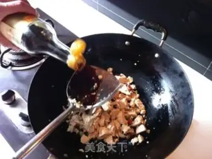 Make Stewed firewood tofu with black bean sauce step 4