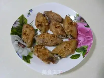 Make Garlic roasted chicken wings step 5