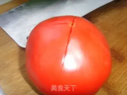 Make Tomato noodles with pasta step 1