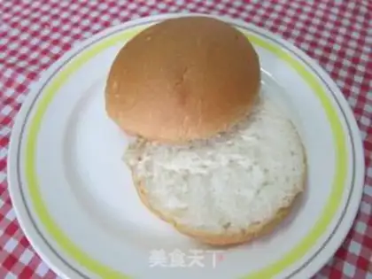 Make Peanut Chicken Burger step 1