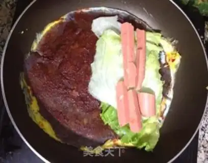 Make Black rice pancakes step 6