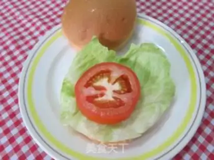 Make Peanut Chicken Burger step 3