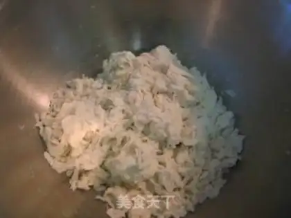 Make Leek egg vermicelli pie step 1