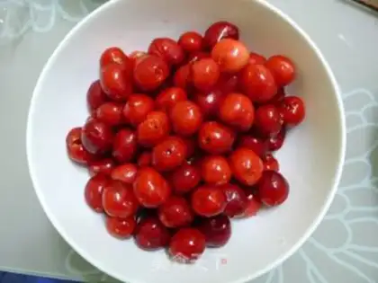 Make Cherry in syrup step 3