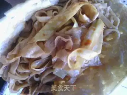 Make Cold noodles with pancakes step 14