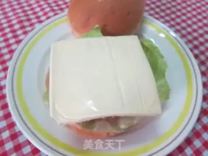Make Peanut Chicken Burger step 5
