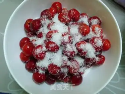 Make Cherry in syrup step 4