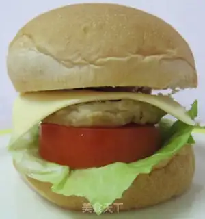 Make Peanut Chicken Burger step 7