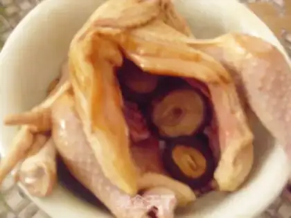 Make Lotus leaf chicken step 3
