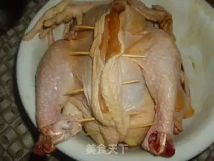 Make Lotus leaf chicken step 5
