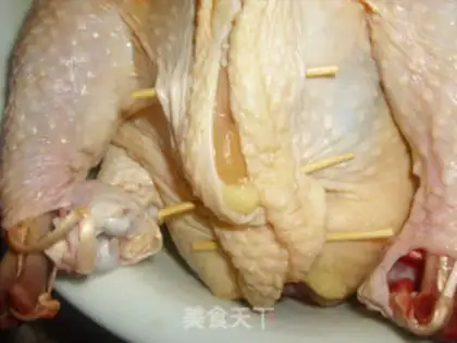 Make Lotus leaf chicken step 6
