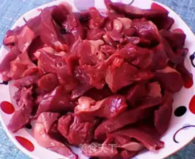 Make pork heart with onion flavor step 3