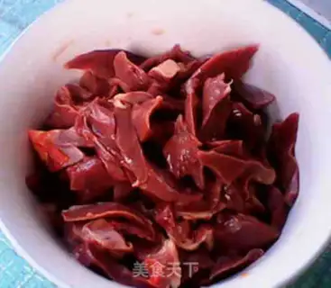 Make pork heart with onion flavor step 5