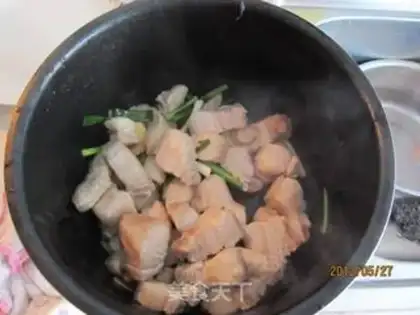 Make braised pork step 5