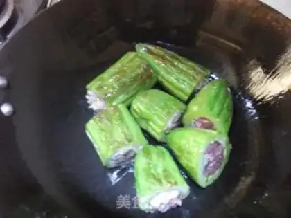 Make Stuffed bitter gourd step 6