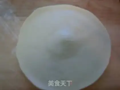 Make Leek egg vermicelli pie step 13
