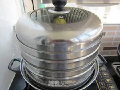 Make Pumpkin steamed buns step 15