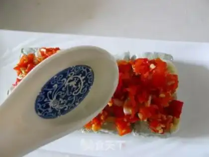 Make Stinky tofu with chopped pepper step 4