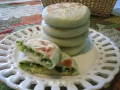 Make Leek egg vermicelli pie step 20