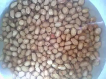 Make Peanut, mung bean, dates, crushed ice lolles step 0