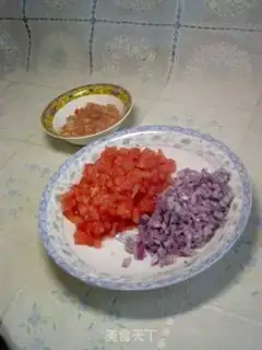 Make Macaroni with tomato sauce and meat sauce step 1
