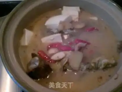 Make Casserole Wanya Fish Tofu step 7