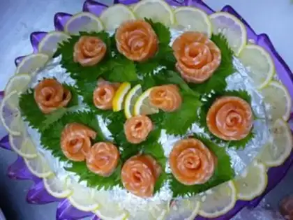 Make Sashimi salmon step 8
