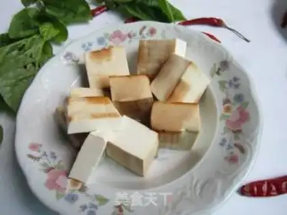 Make tofu in red oil step 0