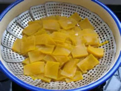 Make Korean pumpkin porridge step 2