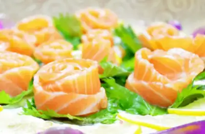 Make Sashimi salmon step 11