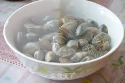 Make Microwave clams step 1