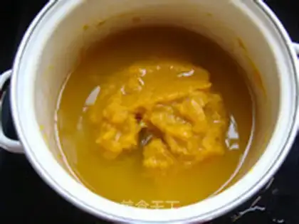 Make Korean pumpkin porridge step 5