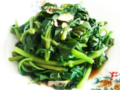 Make Andrographis japonica with garlic step 4
