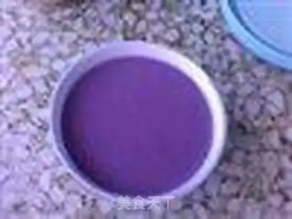 Make Purple sweet potato oats peanut paste step 8