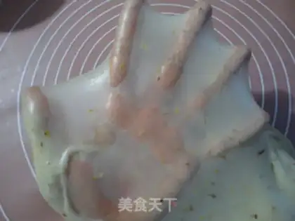 Make Home-made osmanthus rice cake step 6