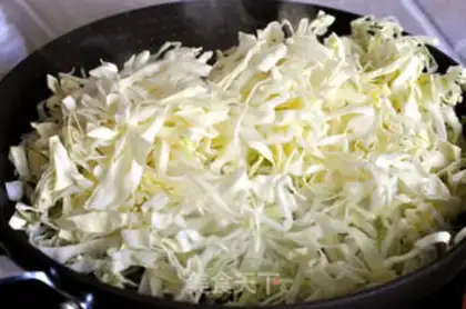 Make Scrambled cabbage with tomato and egg step 6