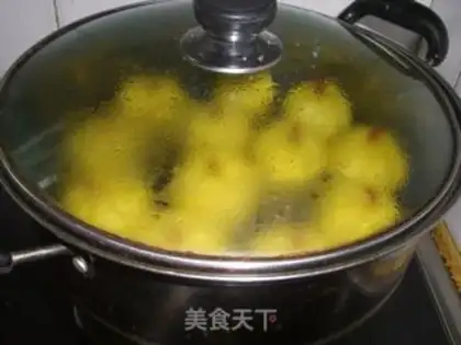 Make Small pumpkin bun step 10