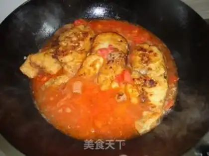Make Spanish mackerel in tomato sauce step 7