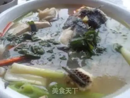 Make Mullet head bone soup step 5