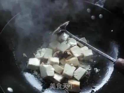 Make braised tofu step 2