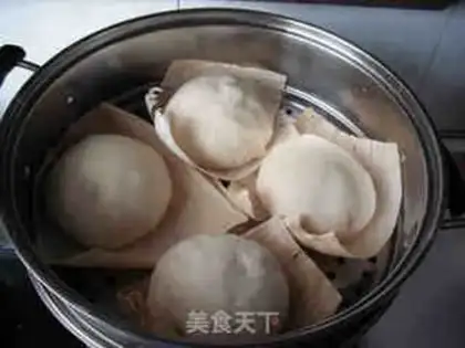 Make sweet potato steamed buns step 10