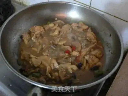Make Beer stewed chicken nuggets with mushroom step 14