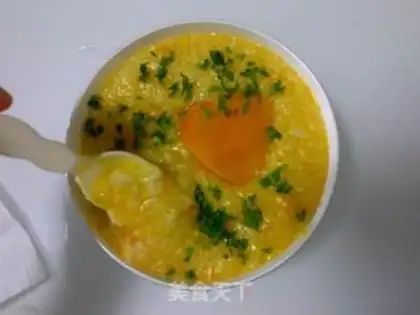 Make Pumpkin glutinous rice porridge step 1