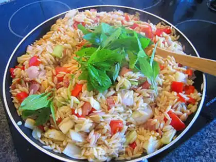 Make stir-fried pasta step 13