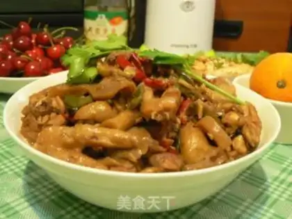 Make Beer stewed chicken nuggets with mushroom step 15