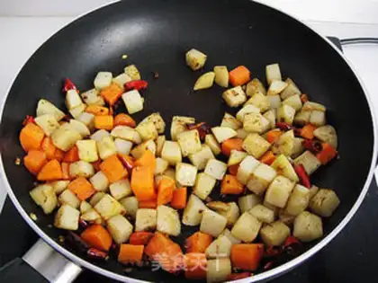 Make Gongbao Potato step 6