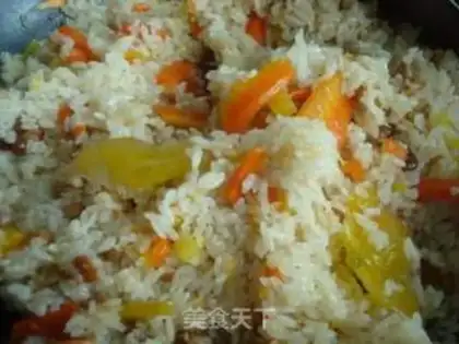 Make Dried fruit vegetarian pilaf step 10