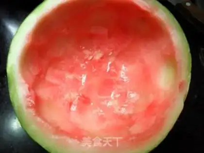 Make Cold watermelon peel step 0